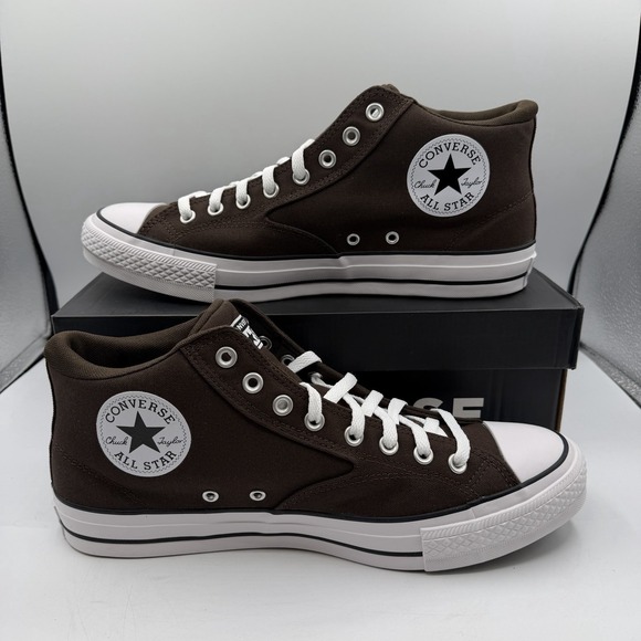 Converse CTAS Malden Street Mid Shoes Mens Size 11.5 Brown Sneakers A11708F